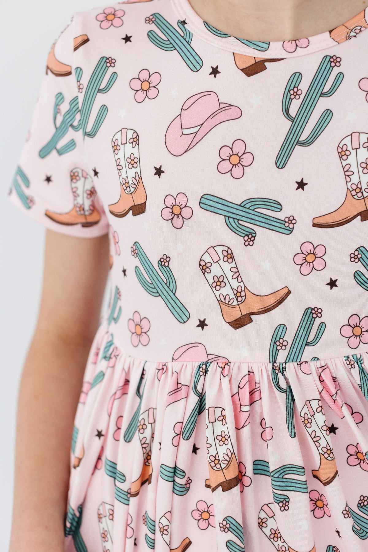 Cactus Cowgirl S/S Pocket Twirl Dress - Image 2