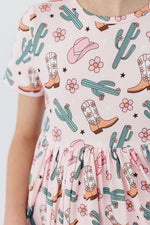 Cactus Cowgirl S/S Pocket Twirl Dress - Image 2