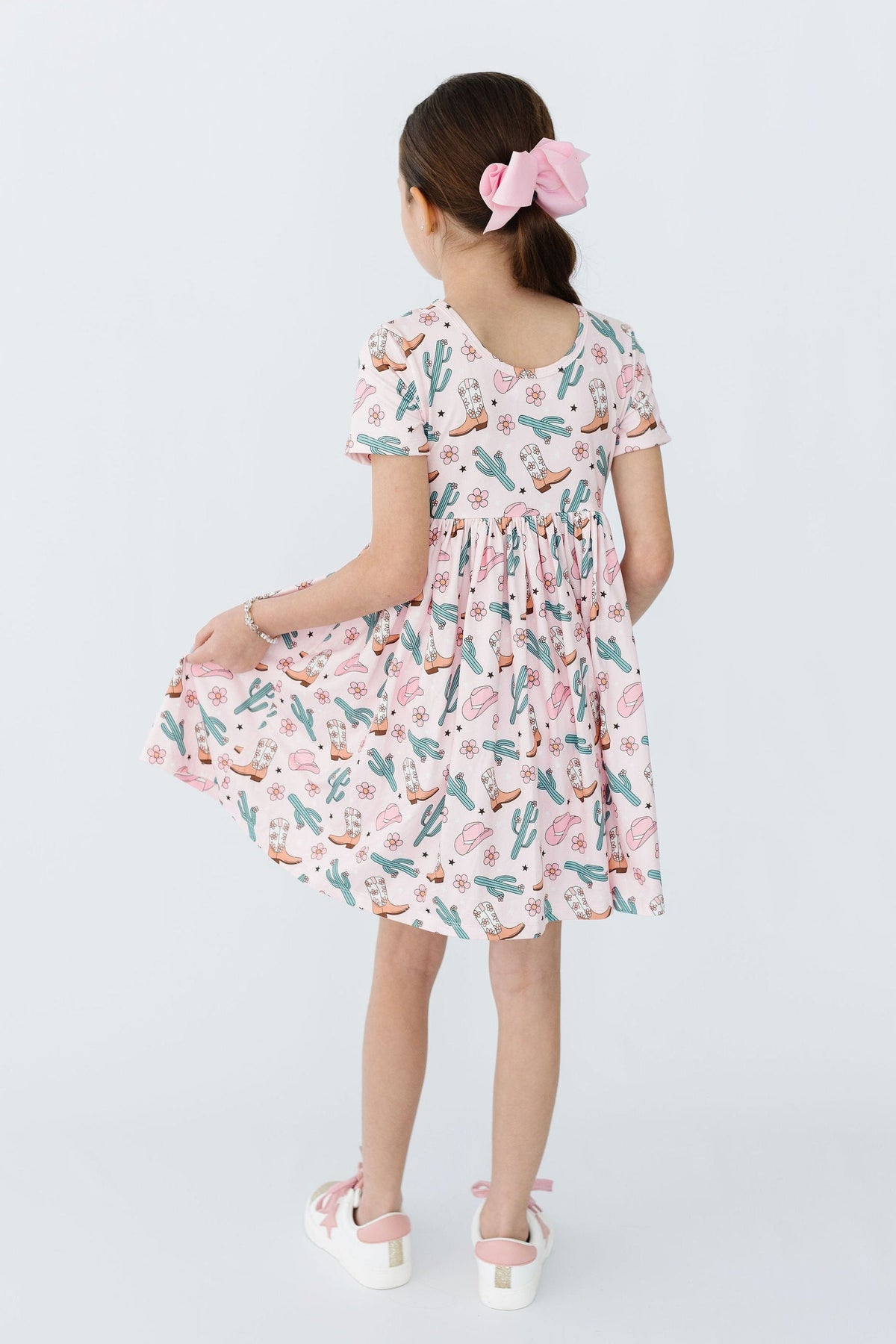 Cactus Cowgirl S/S Pocket Twirl Dress - Image 5