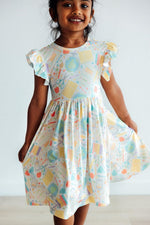 Campus Cutie Flutter Sleeve Twirl Dress - Image 4