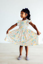 Campus Cutie Flutter Sleeve Twirl Dress - Image 5