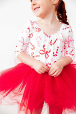 Candy Cane Lane 3/4 Tutu Leotard - Image 7