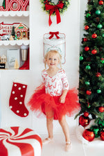 Candy Cane Lane 3/4 Tutu Leotard - Image 8
