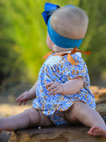 Rylee Faith Designs - Fall Floral Smocked Girls Bloomer Set - alternate view 3