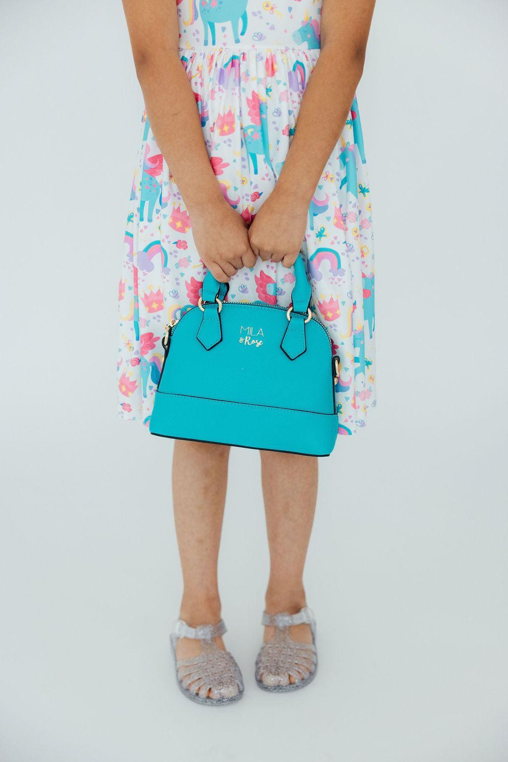 Caribbean Blue Girl's Crossbody Purse - Image 3