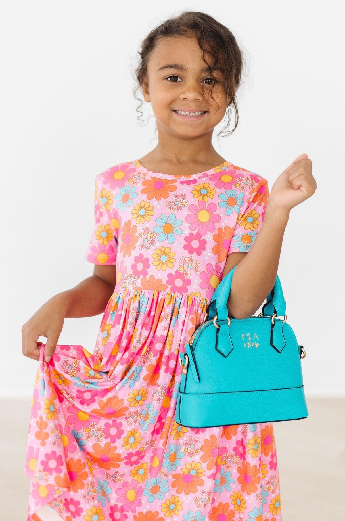 Caribbean Blue Girl's Crossbody Purse - Image 5