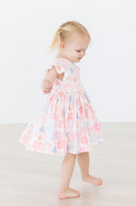Castles & Rainbows Flutter Sleeve Twirl Dress - Image 7