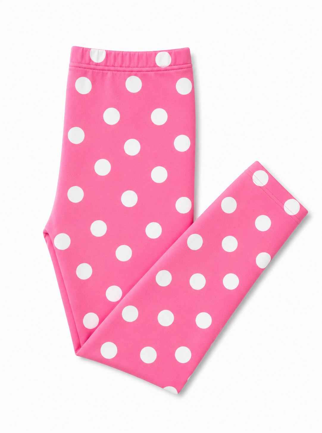 Pink Polka Dots Leggings