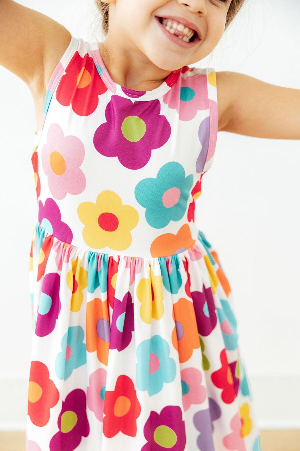 Cheerful Blooms Tank Twirl Dress - Image 3