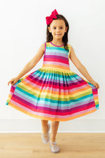 Cheerful Stripes Tank Twirl Dress - Image 3
