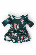 Christmas Ballet Twirl Flutter Bodysuit - Image 3