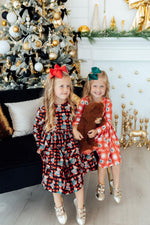 Christmas Bears L/S Pocket Twirl Dress - Image 3