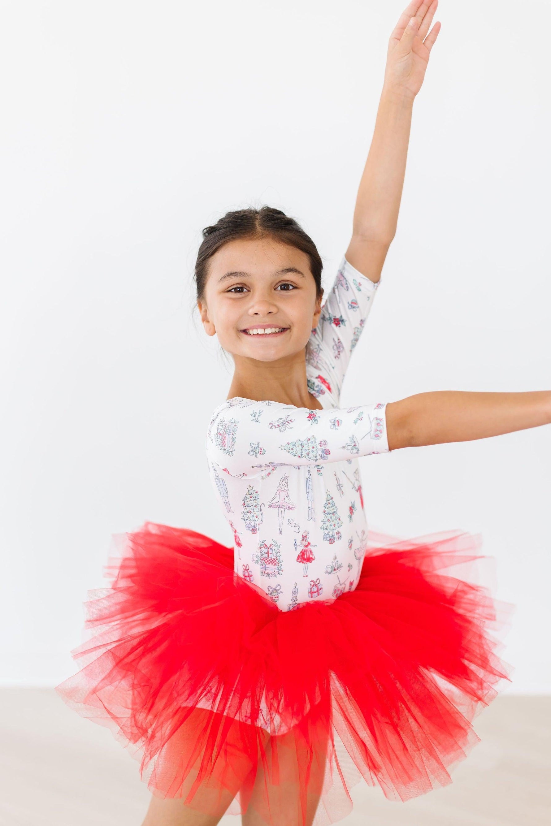 Clara's Christmas 3/4 Tutu Leotard - Image 6