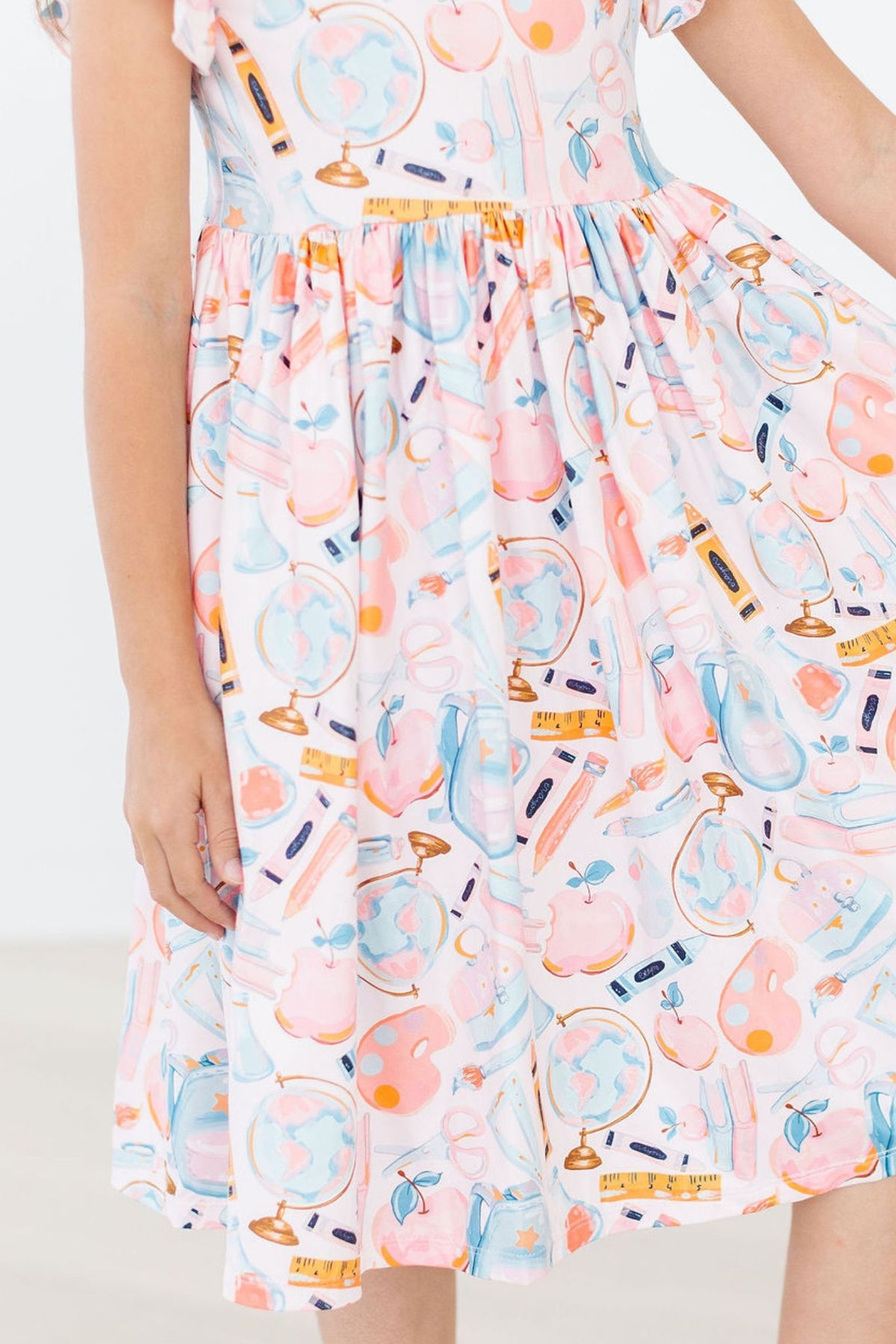 Class Act Flutter Sleeve Twirl Dress - Image 3