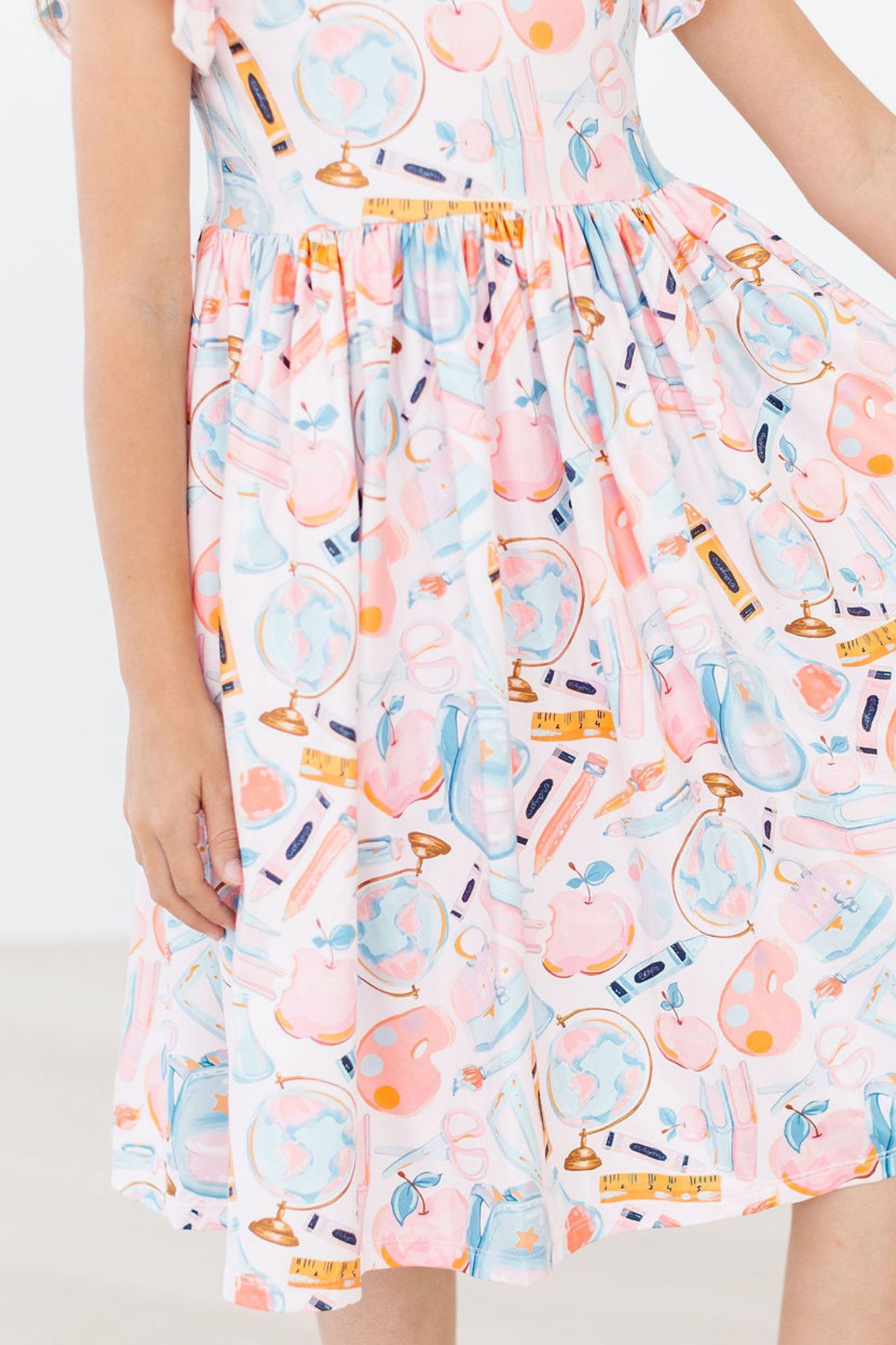 Class Act Flutter Sleeve Twirl Dress - Image 3