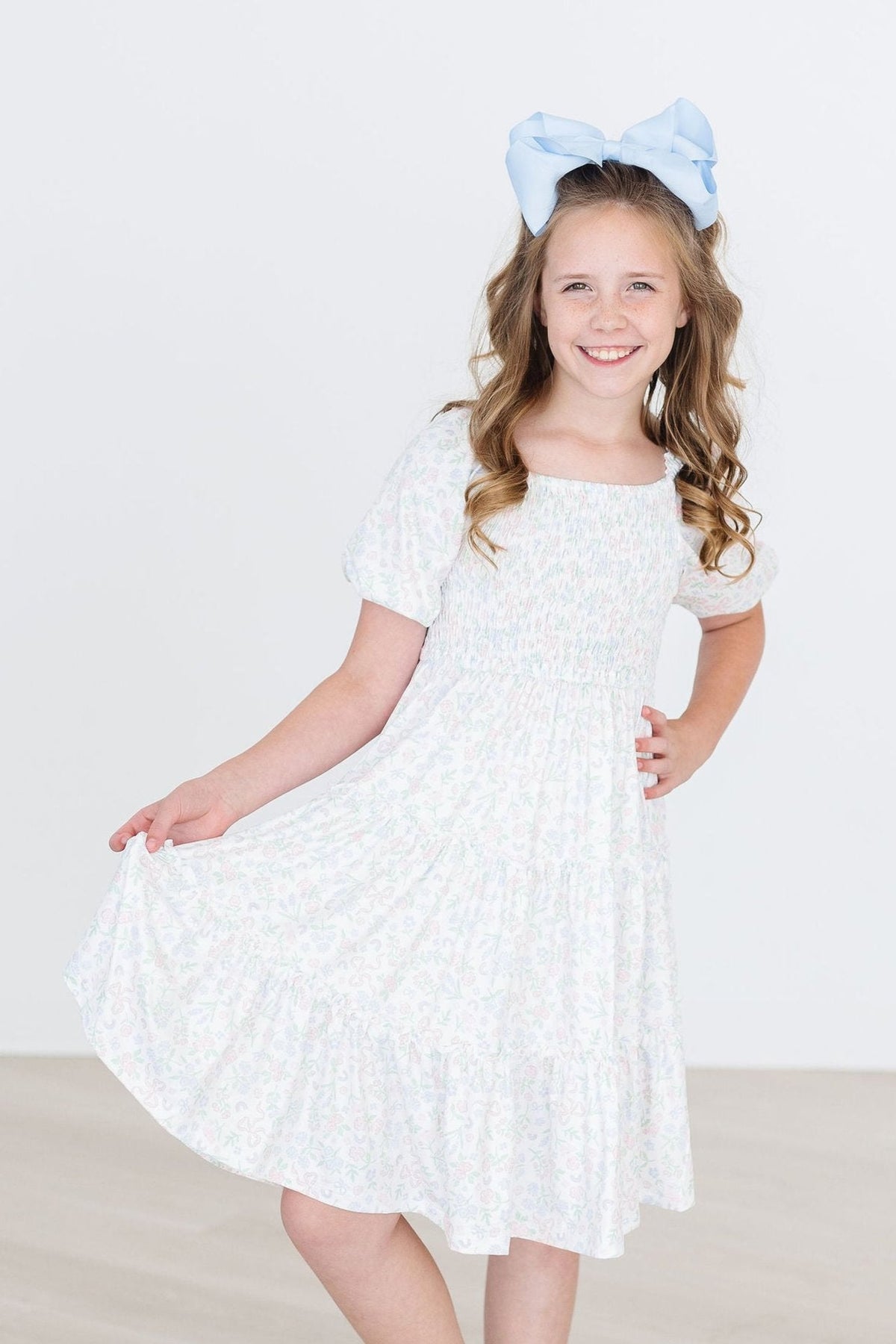 Cloud 9 Smocked Ruffle Dress - Image 3
