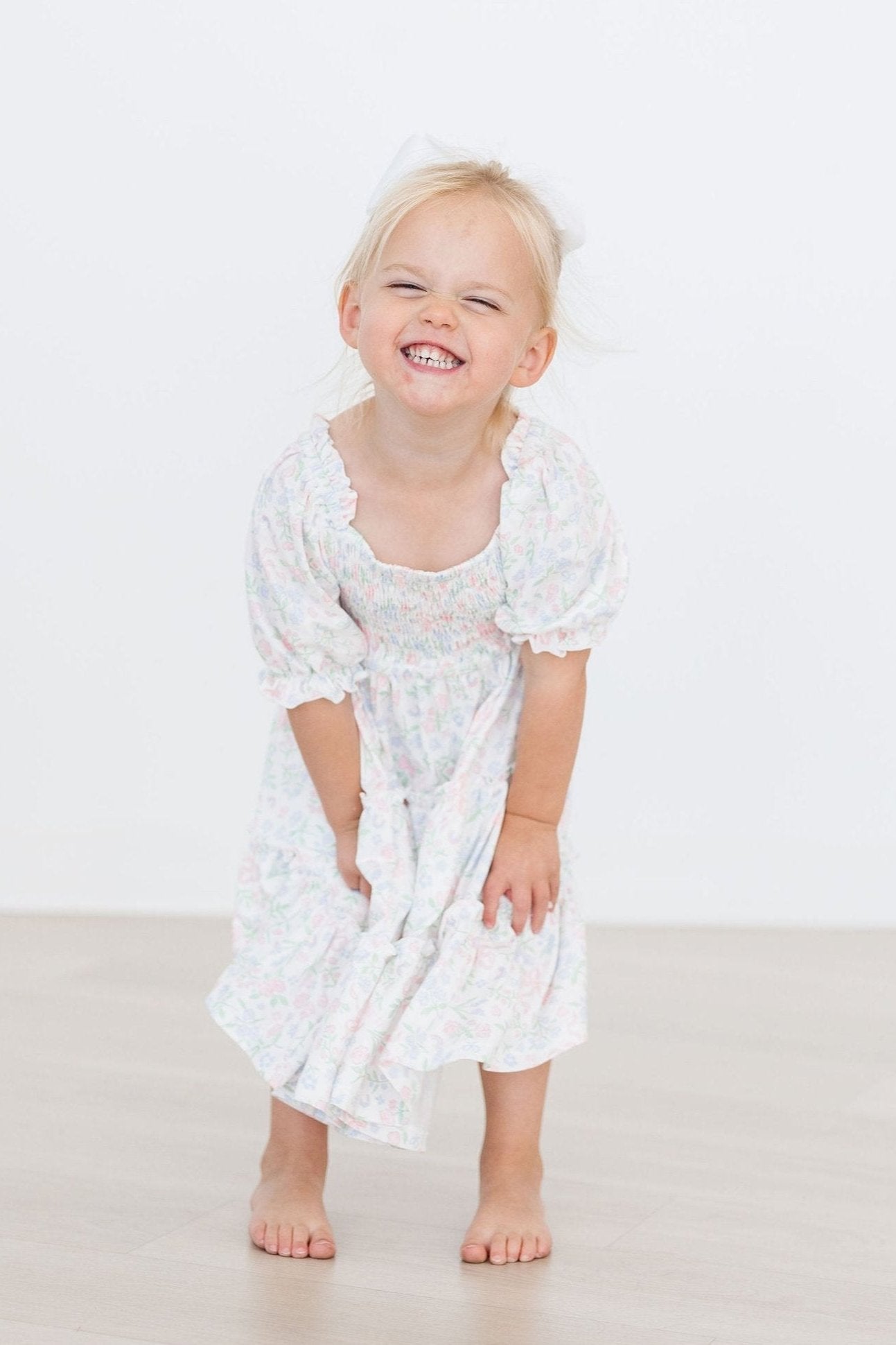 Cloud 9 Smocked Ruffle Dress - Image 6