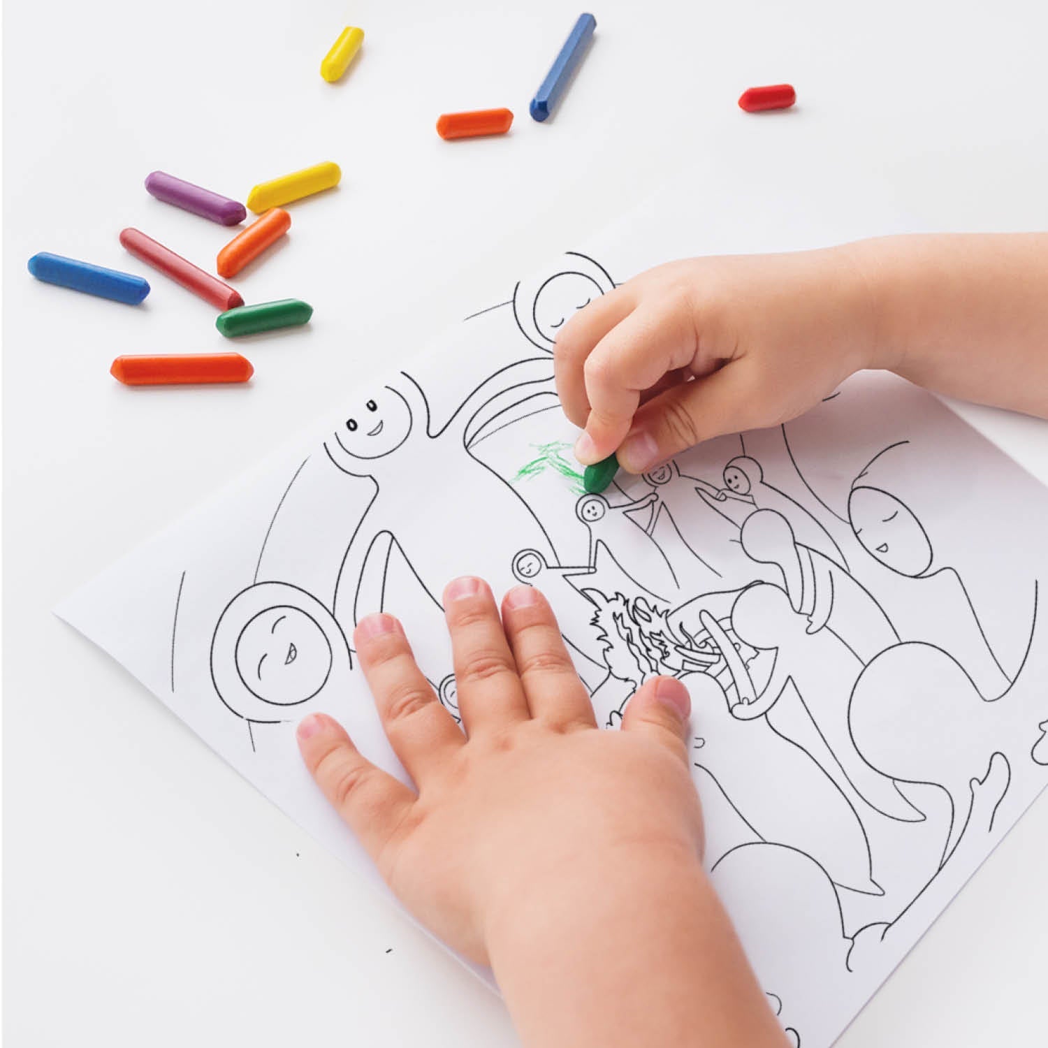 Printable Coloring Pages - We Are Circle People