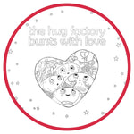 Printable Coloring Pages - The Hug Factory Bursts with Love
