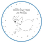 Printable Coloring Pages - Ellie Jumps a Mile