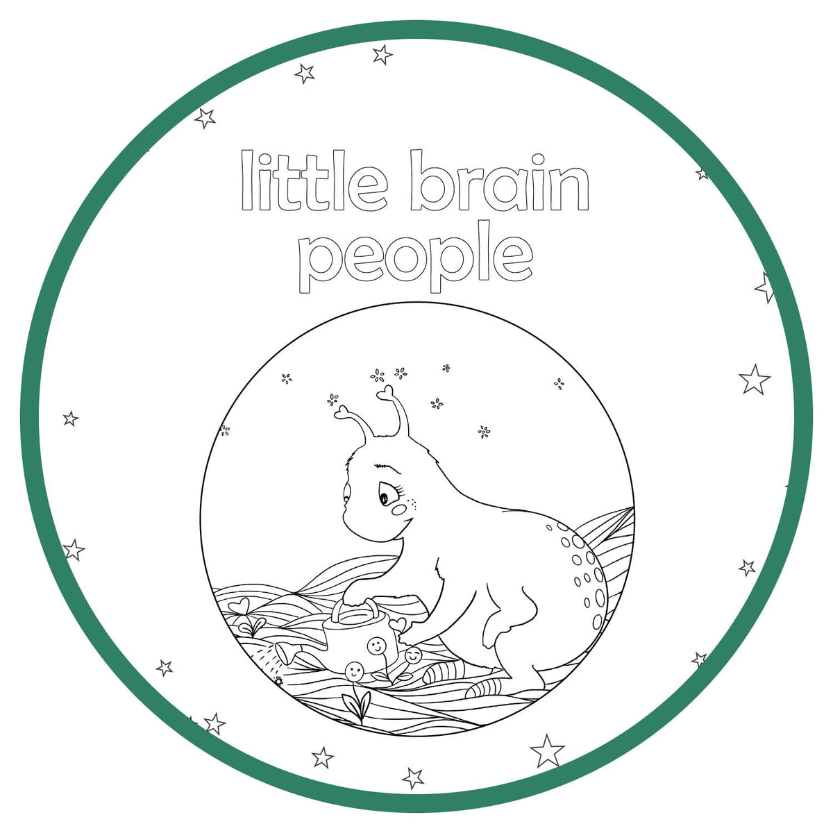 Printable Coloring Pages - The Little Brain People