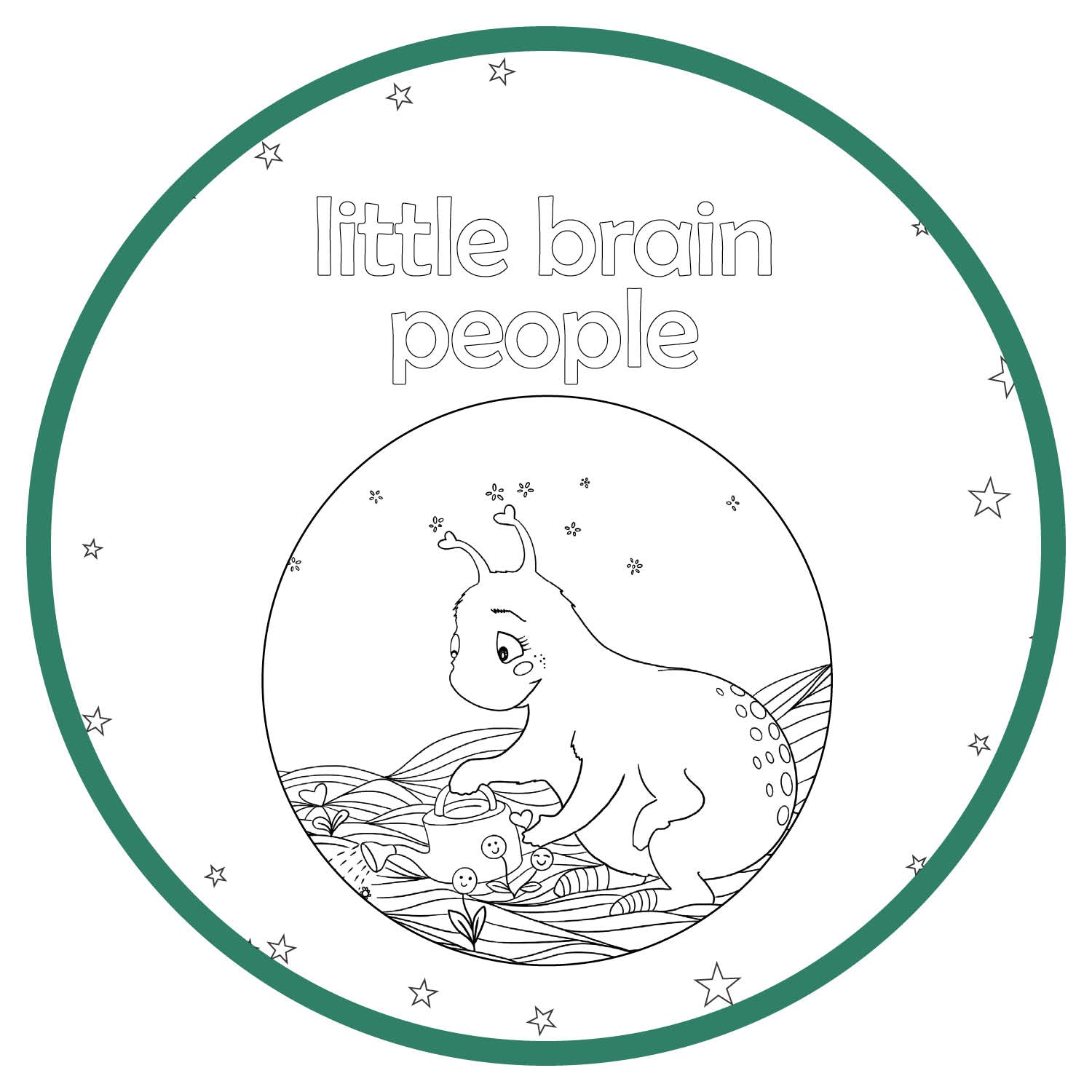 Printable Coloring Pages - The Little Brain People