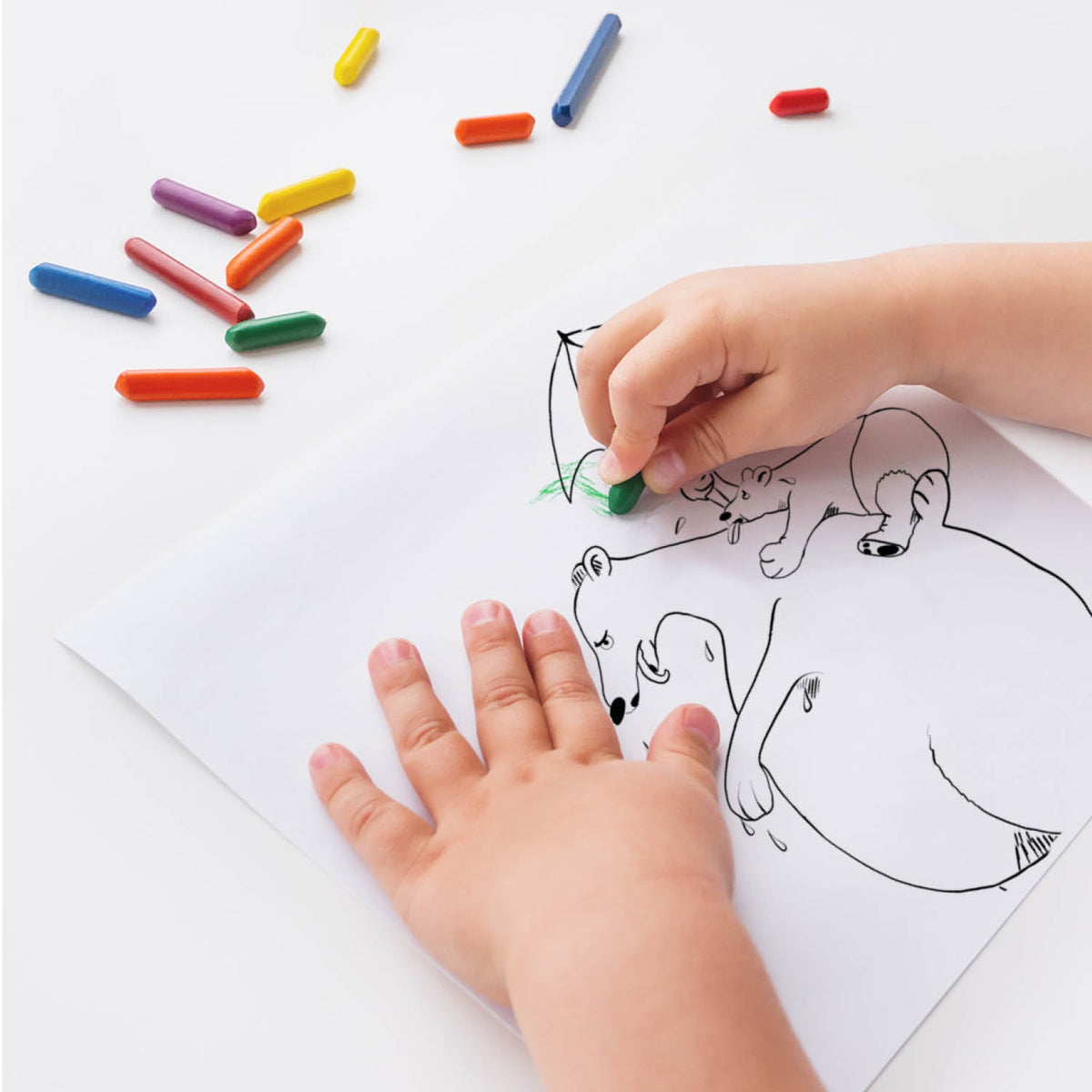 Printable Coloring Pages - The Sunburnt Polar Bear