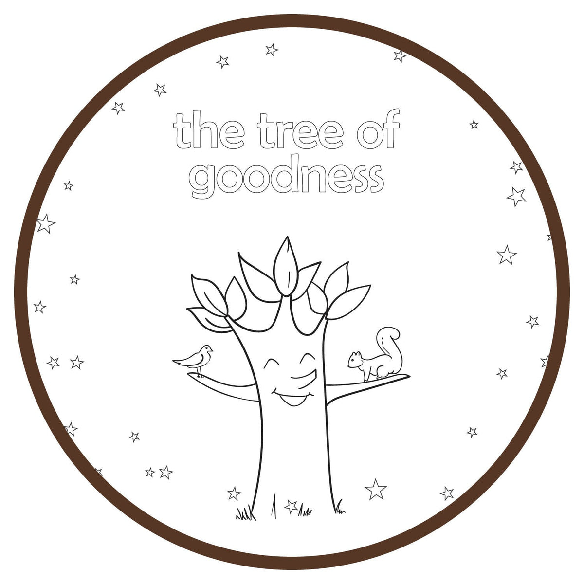Printable Coloring Pages - The Tree of Goodness