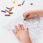 Printable Coloring Pages - The Girl with Waterfall Eyes