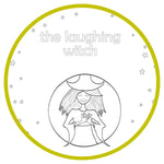Printable Coloring Pages - The Laughing Witch
