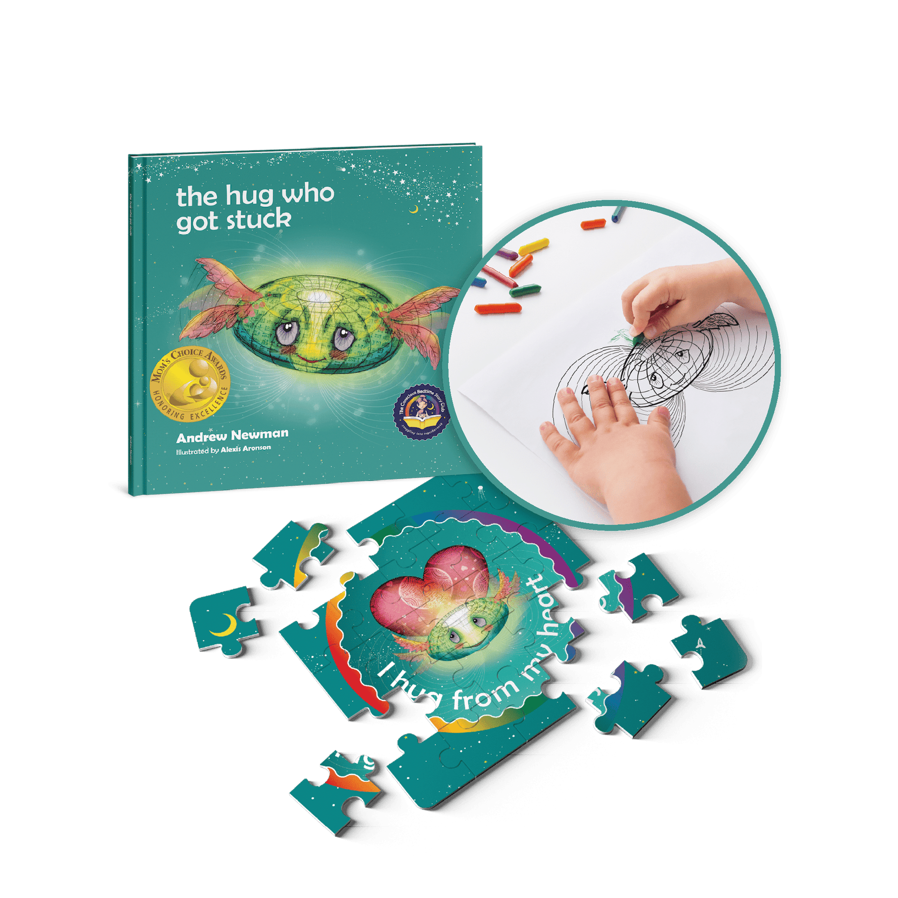The Hug Who Got Stuck: Teaching Children How to Access Their Heart and Get Free from Sticky Thoughts