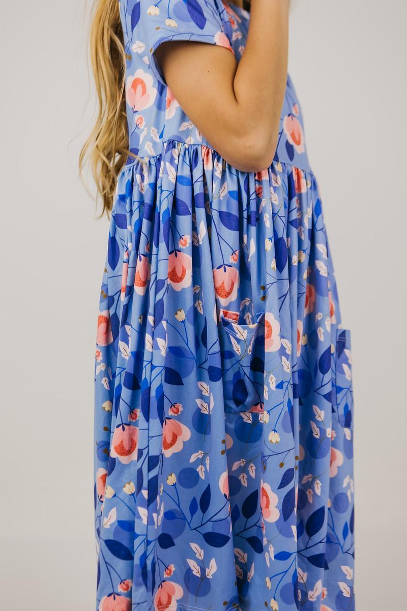 Country Blooms S/S Pocket Twirl Dress - Image 7