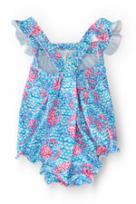 Crab Walk Ruffle Cross Back Romper - Image 2