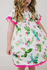 Cute Cactus Pom Pom Dress - Image 5