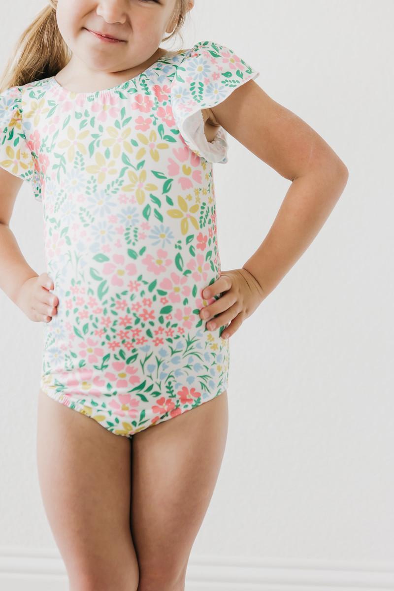 Daffodils S/S Flutter Sleeve Leotard - Image 2