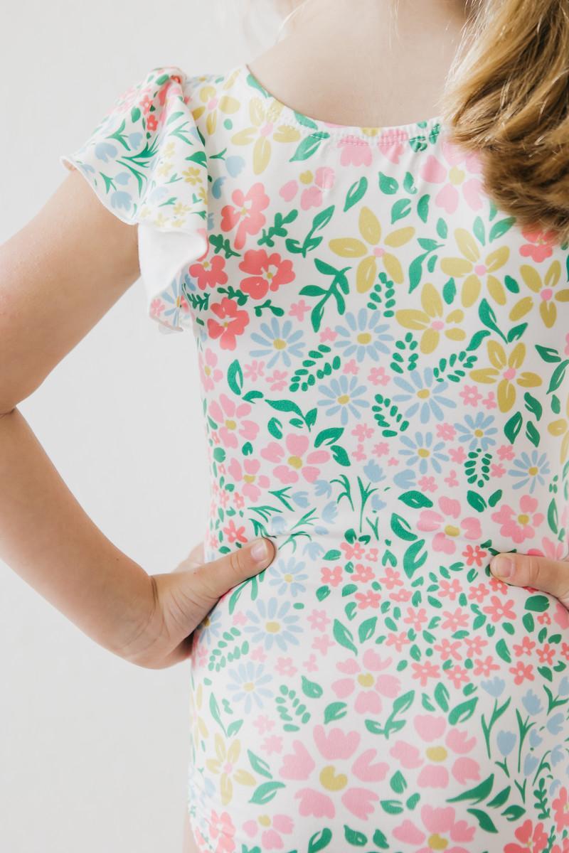 Daffodils S/S Flutter Sleeve Leotard - Image 3