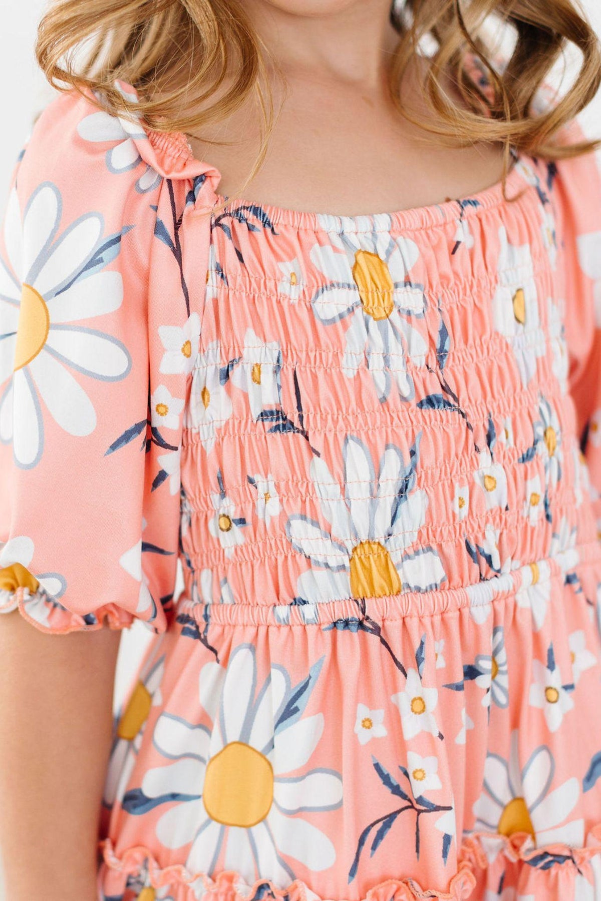 Daisy Darling Smocked Ruffle Dress - Image 2