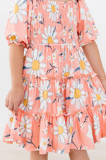 Daisy Darling Smocked Ruffle Dress - Image 3
