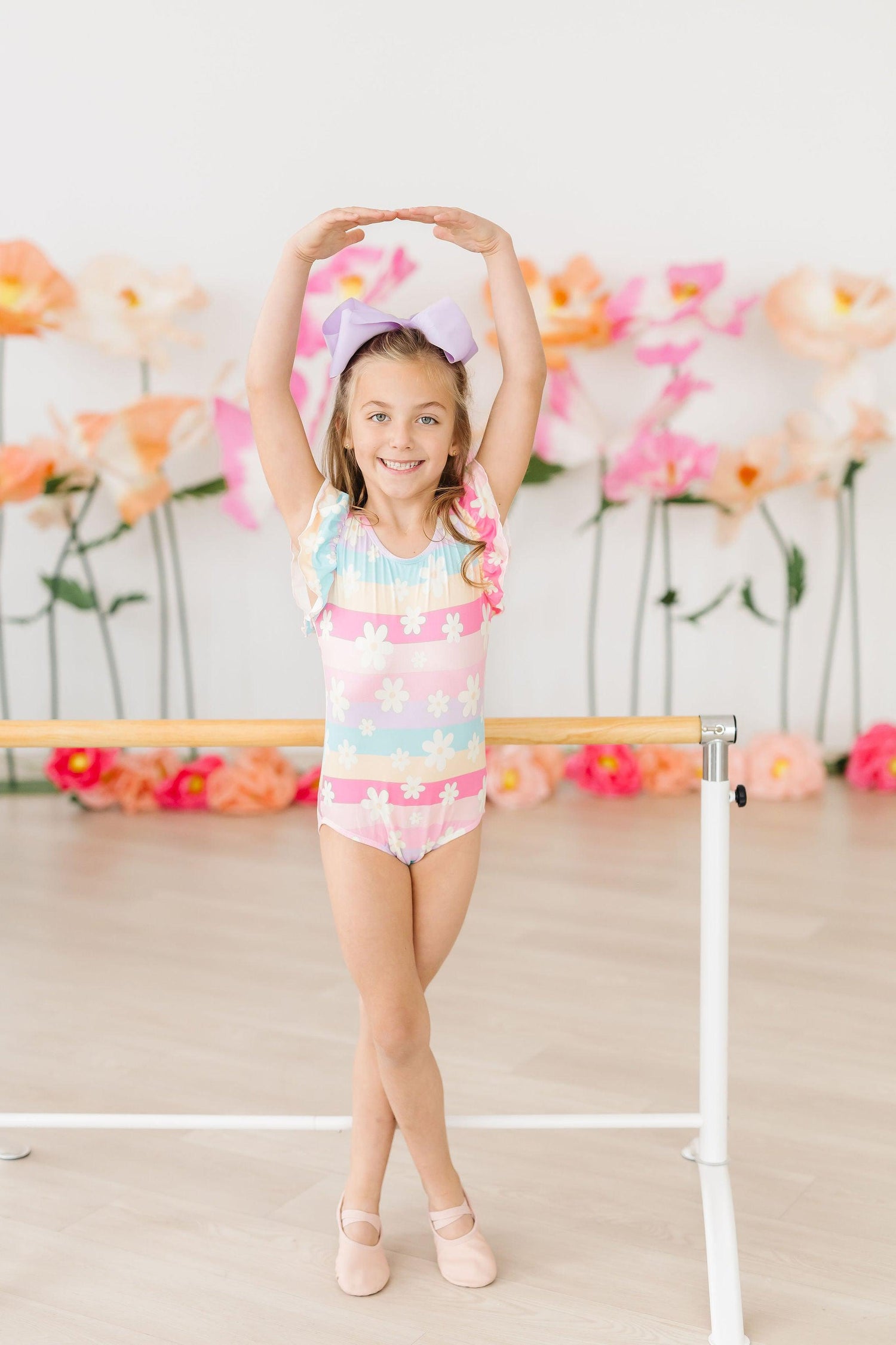 Daisy Dreams S/S Flutter Sleeve Leotard - Image 2