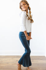 Denim Blue Velvet Bells - Image 7