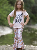 Rylee Faith Designs - Girls Letter Print Top + Floral Pattern Pants - alternate view 4