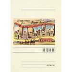 Vintage Lined Notebook Greetings from Flagstaff - Paperback