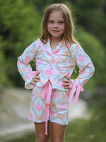 Rylee Faith Designs - Mommy and Me Fall Thanksgiving Pumpkin Pajama - alternate view 6