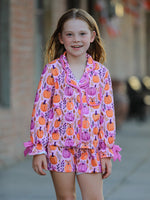 Rylee Faith Designs - Mommy & me Halloween Pumpkin Pajama Set - alternate view 3