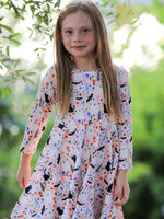 Rylee Faith Designs - Halloween Black Cat Girls Twirl Dress - alternate view 5