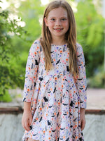Rylee Faith Designs - Halloween Black Cat Girls Twirl Dress - alternate view 3