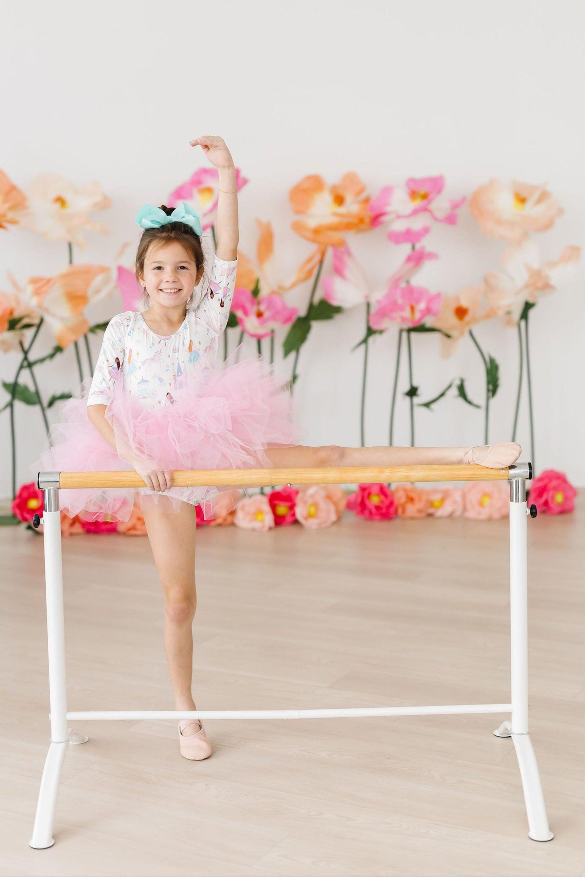 Fairy Princess 3/4 Sleeve Tutu Leotard - Image 2