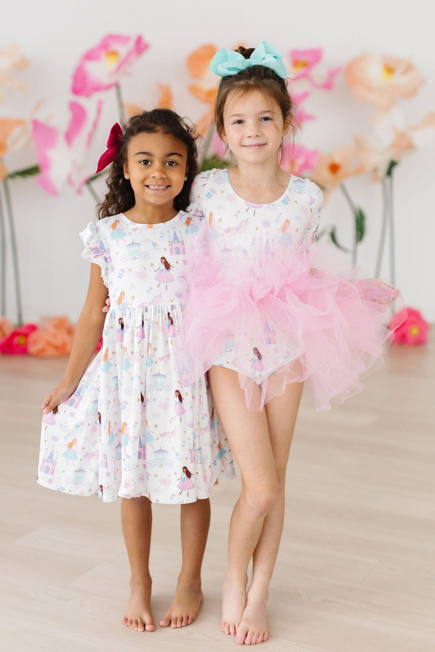 Fairy Princess Flutter Sleeve Twirl Dress - Image 3