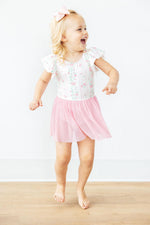Fancy Florals S/S Twirl Leotard - Image 2