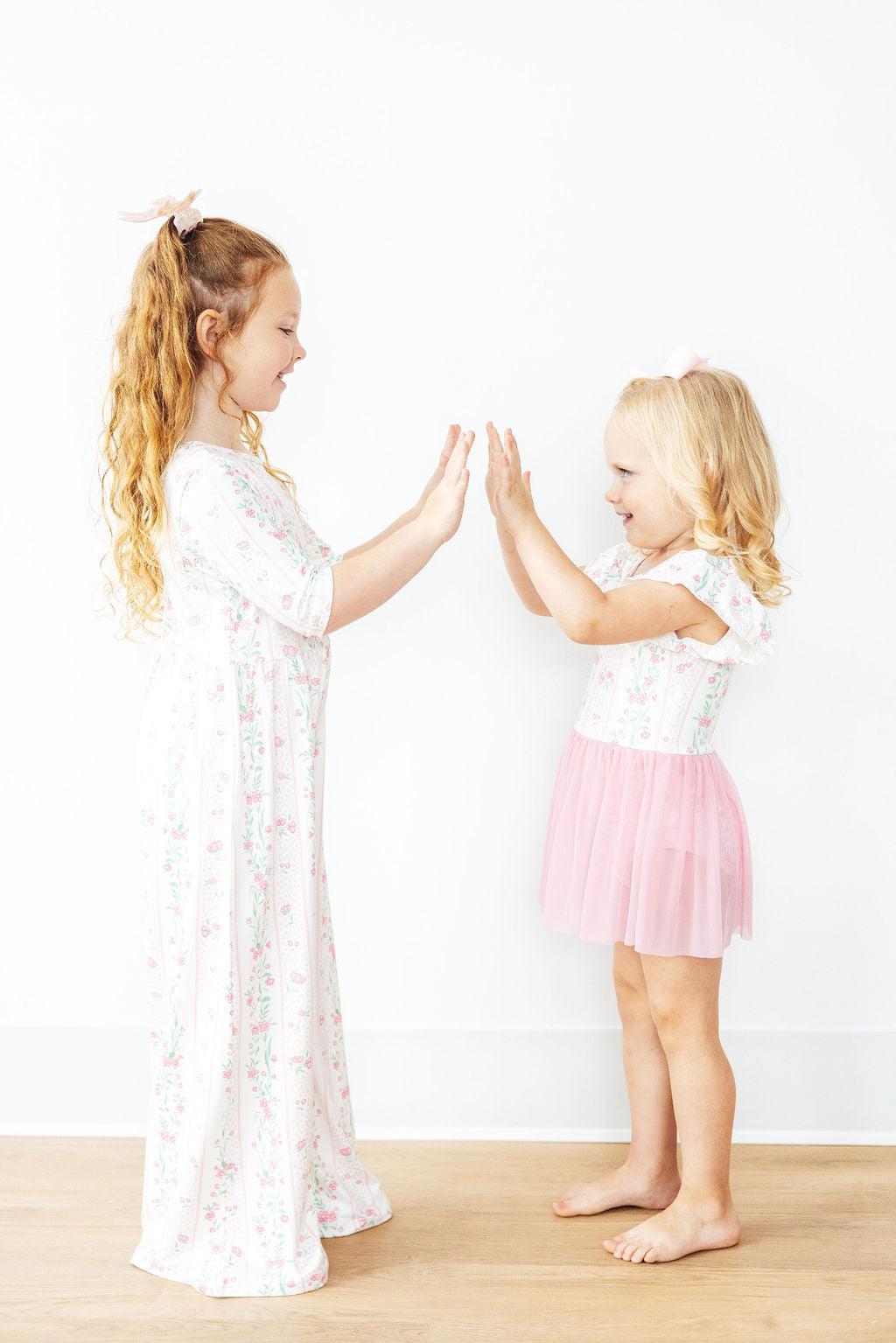 Fancy Florals S/S Twirl Leotard - Image 3